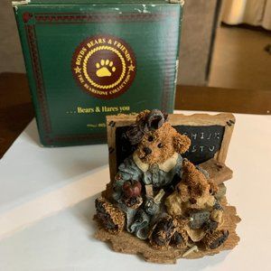 1994 Boyds Bears & Friends  - Miss Bruin and Bailey - The Lesson